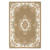 Royal Beige Colour Traditional Hand tufted Wool Rug - Pendle Village Furniture
